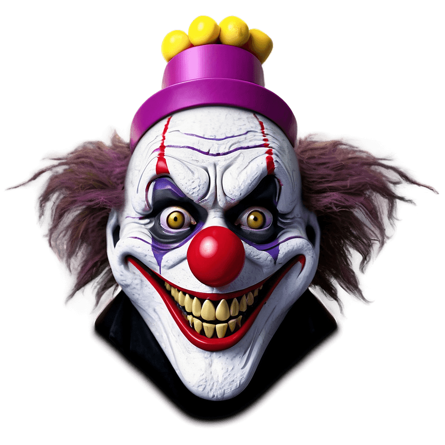 October Creepy Clown PNG 17