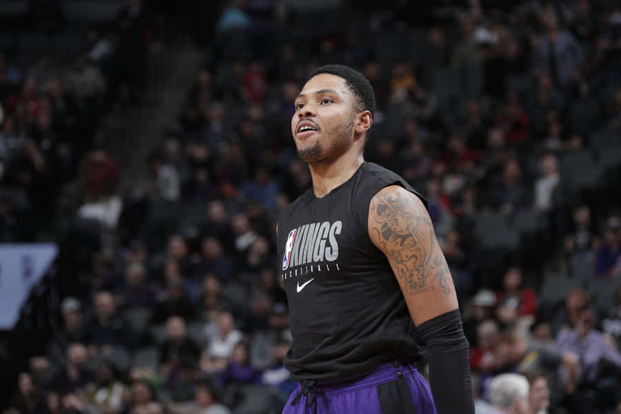 Basketballspieler Arm-Tattoos Kings Uniform
