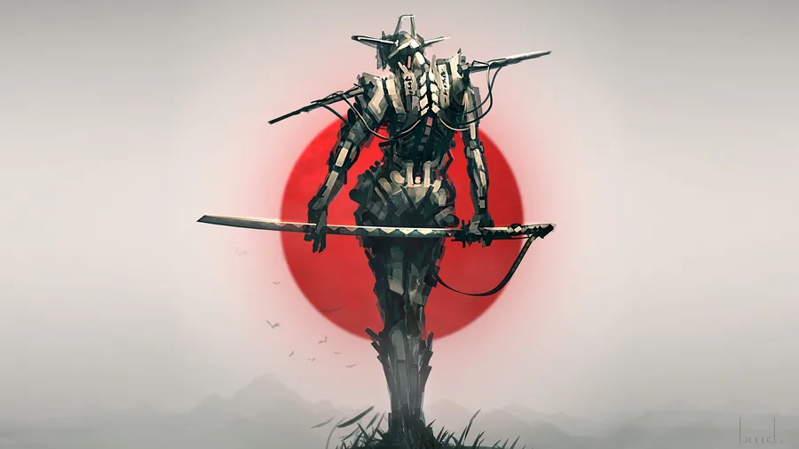 High-Tech Samurai wallpaper
