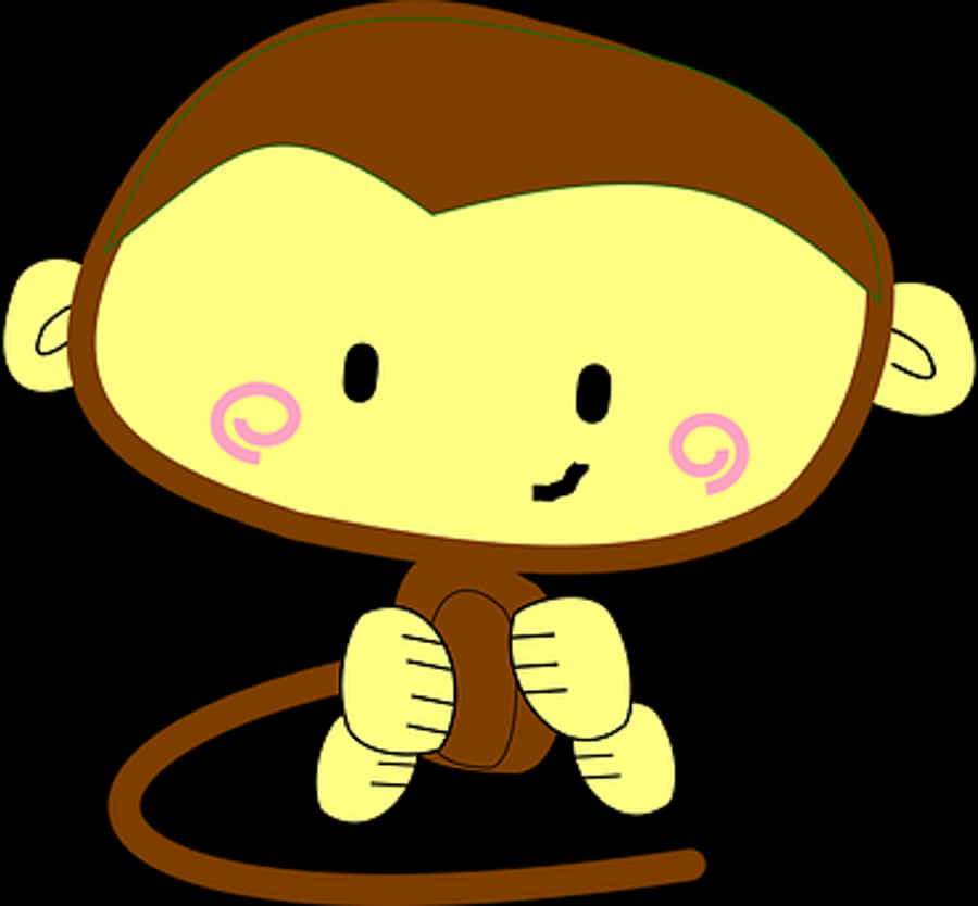 Cartoon Monkey Illustration