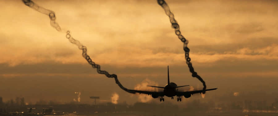 3440x1440p Plane Background 3440 x 1440