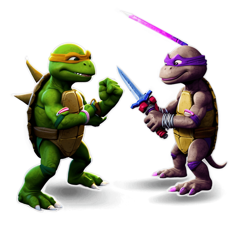 TMNT vs Triceraton PNG 05242024