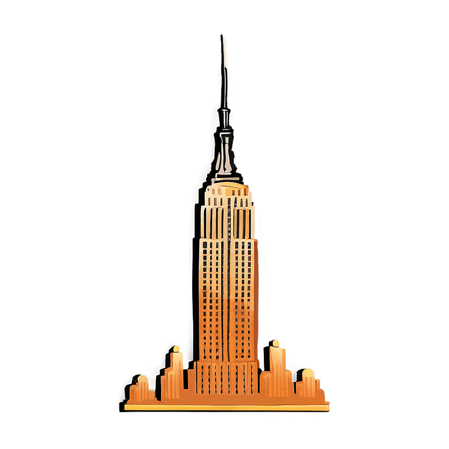 Empire State Building Halloween Theme PNG 21