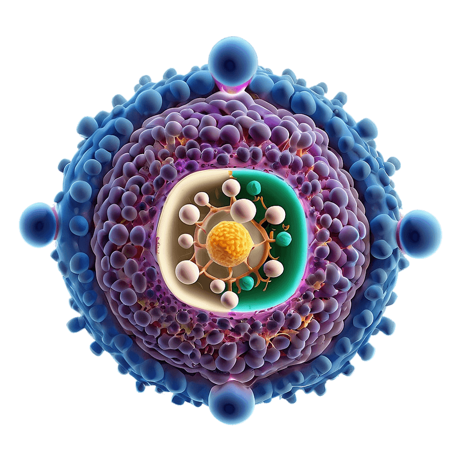 Eukaryotic Cell Structure PNG 05242024