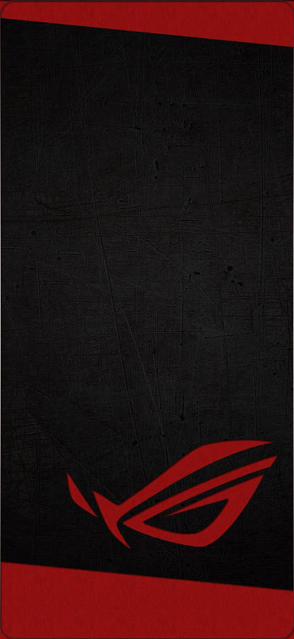 RotesAsus ROG Phone minimalistische Kunst.