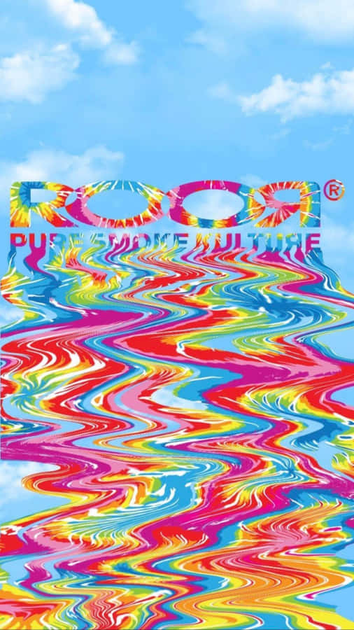 Psychedelische Rooh Afza Werbung Handy Hintergrund