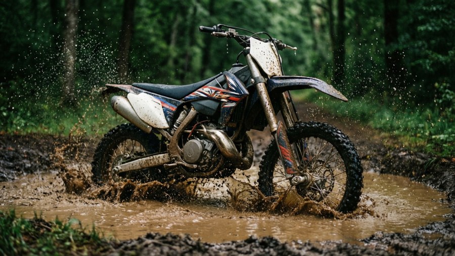 Mud Splash Forest Wallpaper
