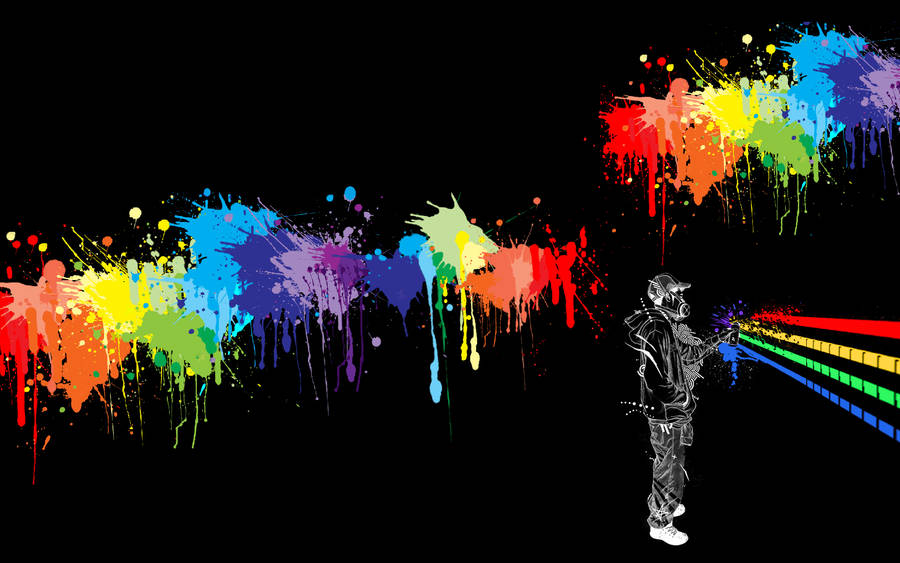 Multicolored Artwork For PC wallpaper
