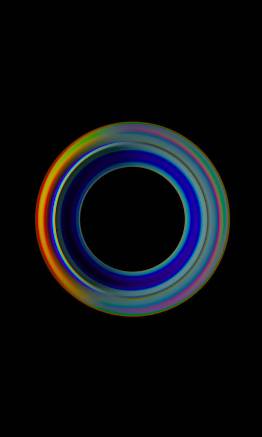 Download Multicolored Circle Mobile 3d Wallpaper | Wallpapers.com