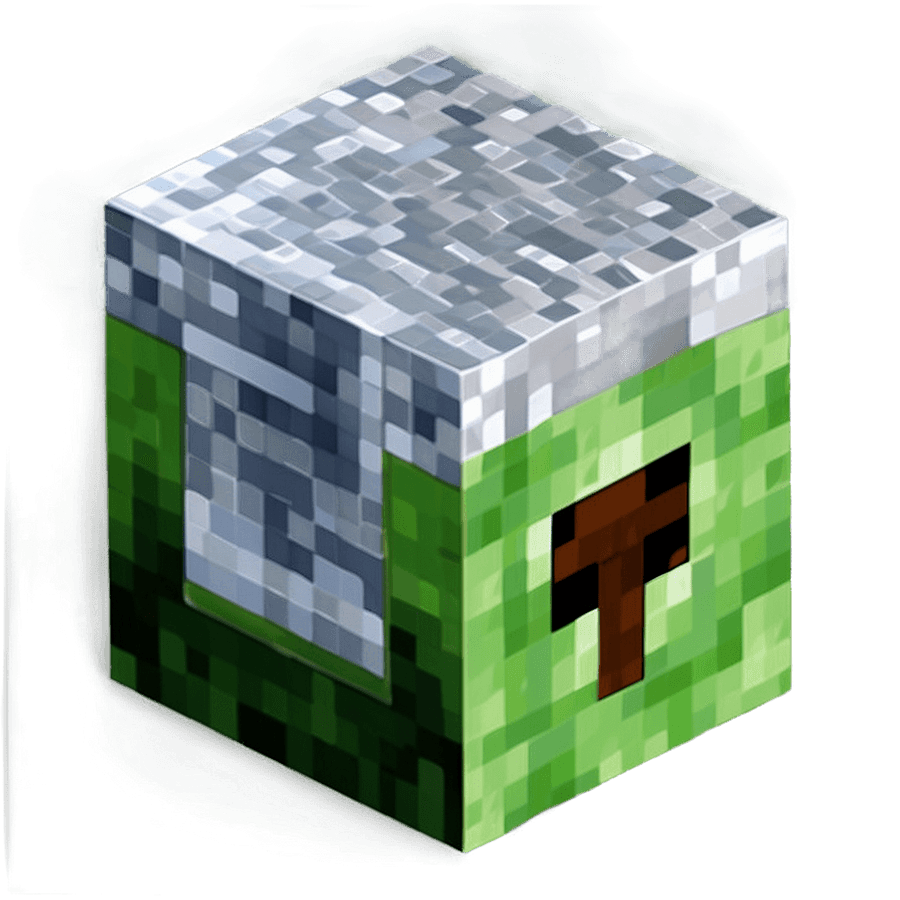 Pixelated Minecraft Icon PNG qfb95