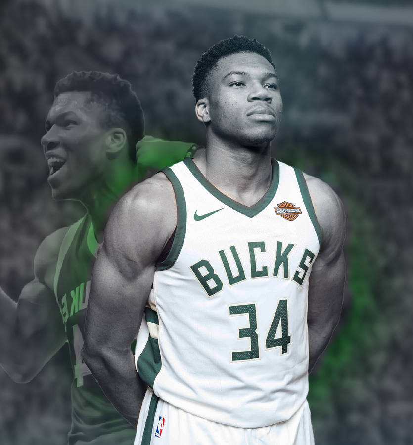 Download Mvp Giannis Antetokounmpo Shoot Wallpaper | Wallpapers.com