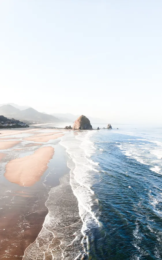 Haystack Rock Beach Iphone