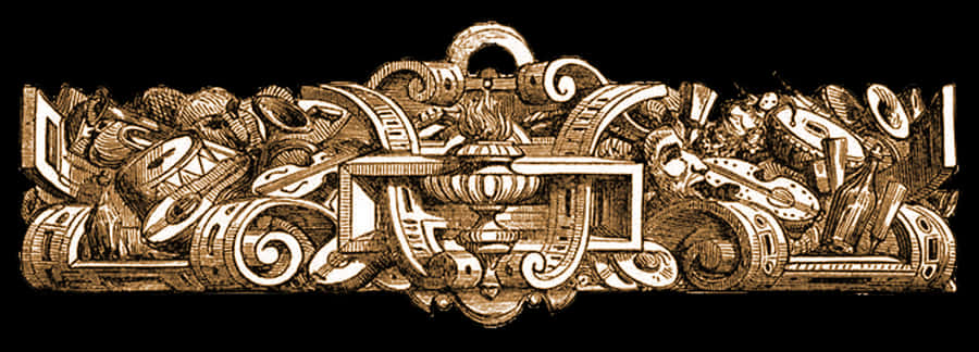 Vintage Ornamental Border Design