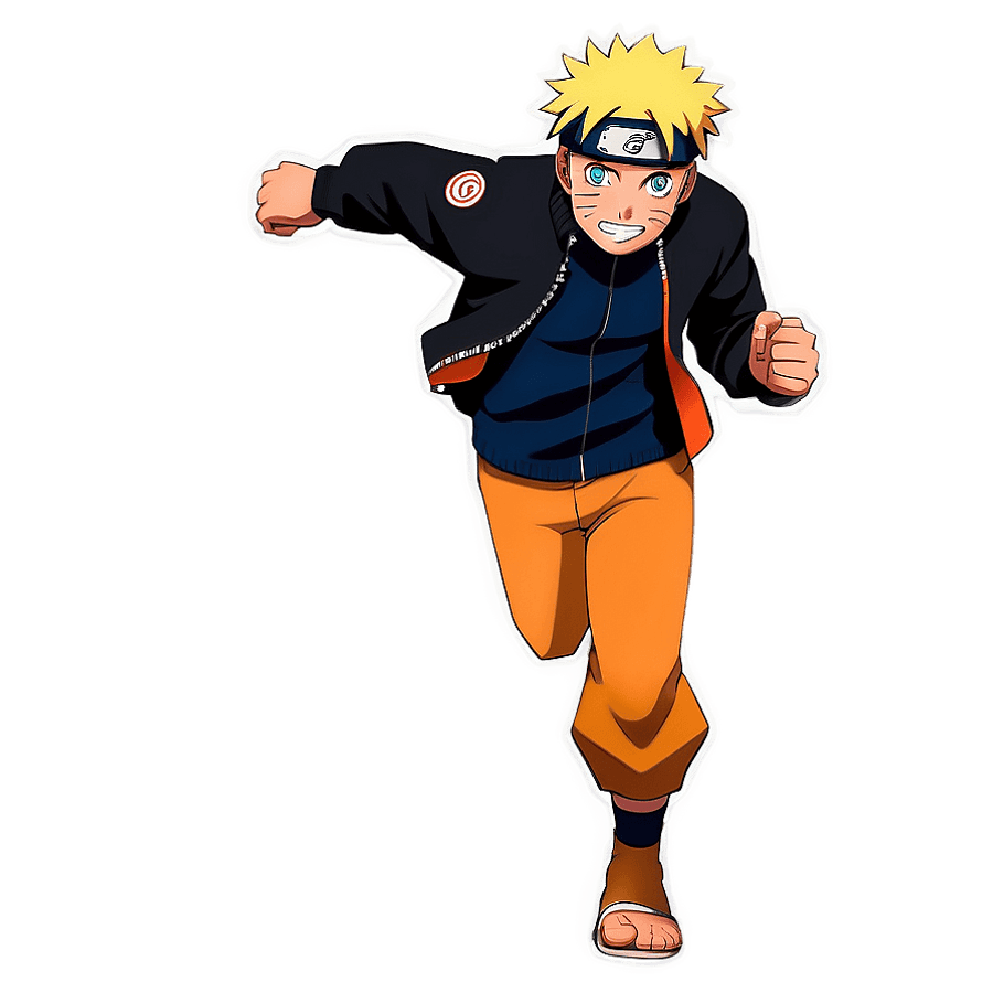 Naruto Youthful Run PNG 06292024
