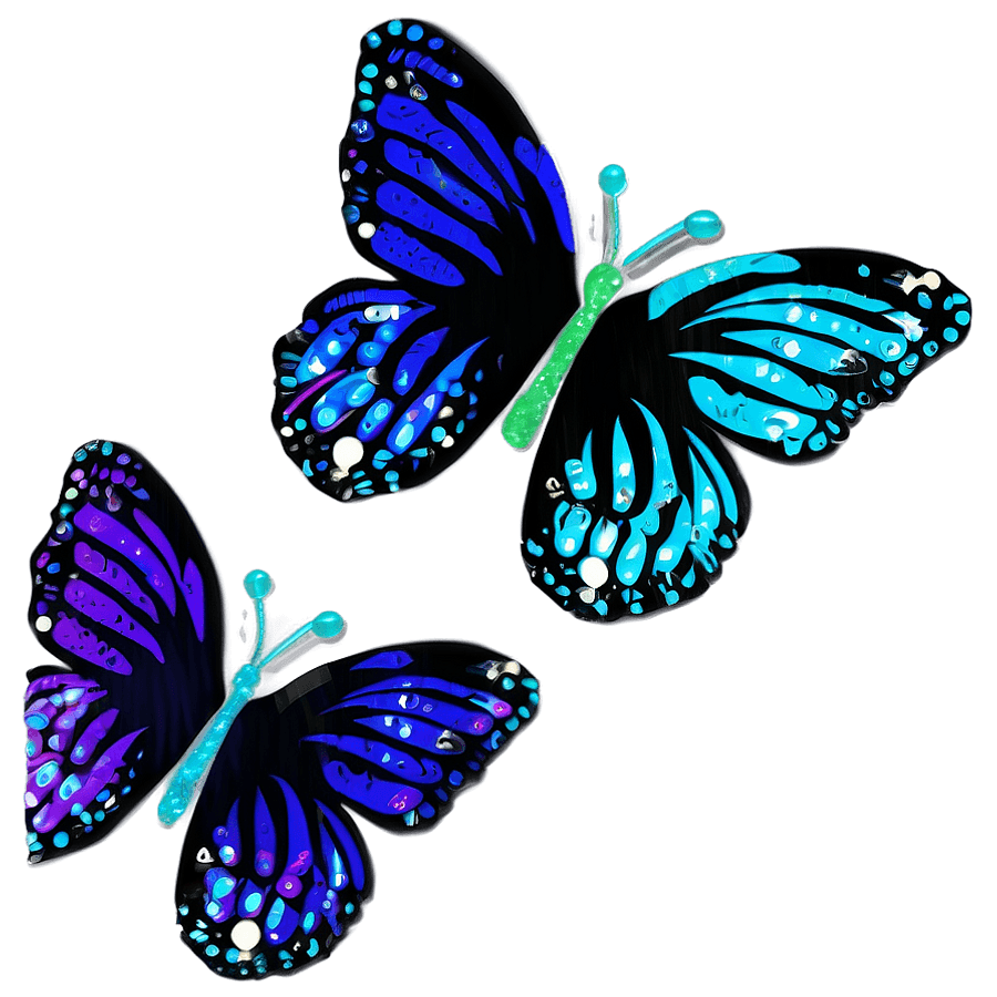 Glitter Butterfly Splurge PNG 06252024