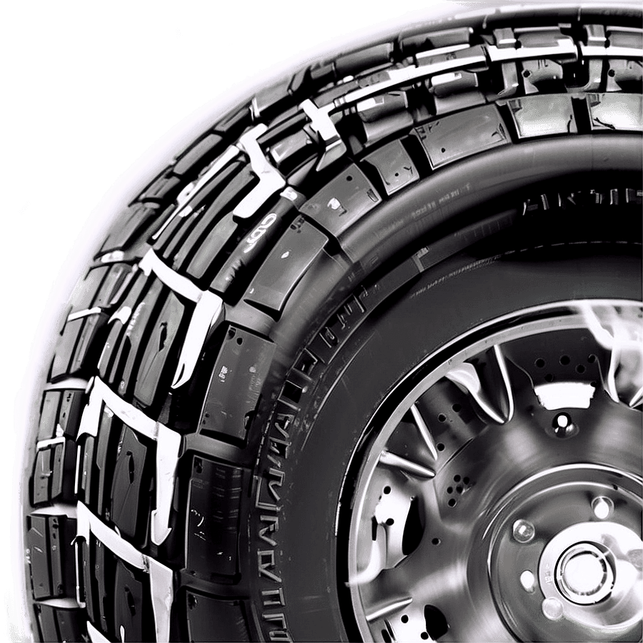 White Tire Smoke PNG 05262024