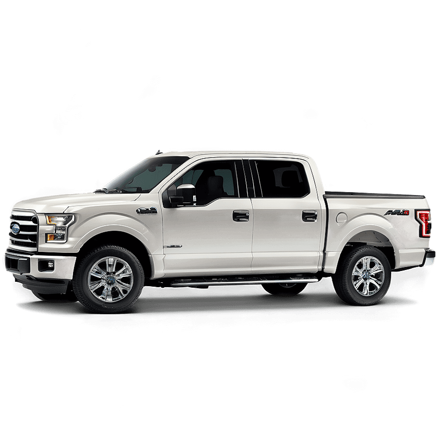 White Ford F150 XLT PNG 06212024