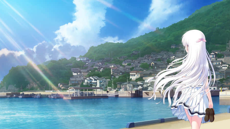 Kystnær Ensomhed Anime Stil