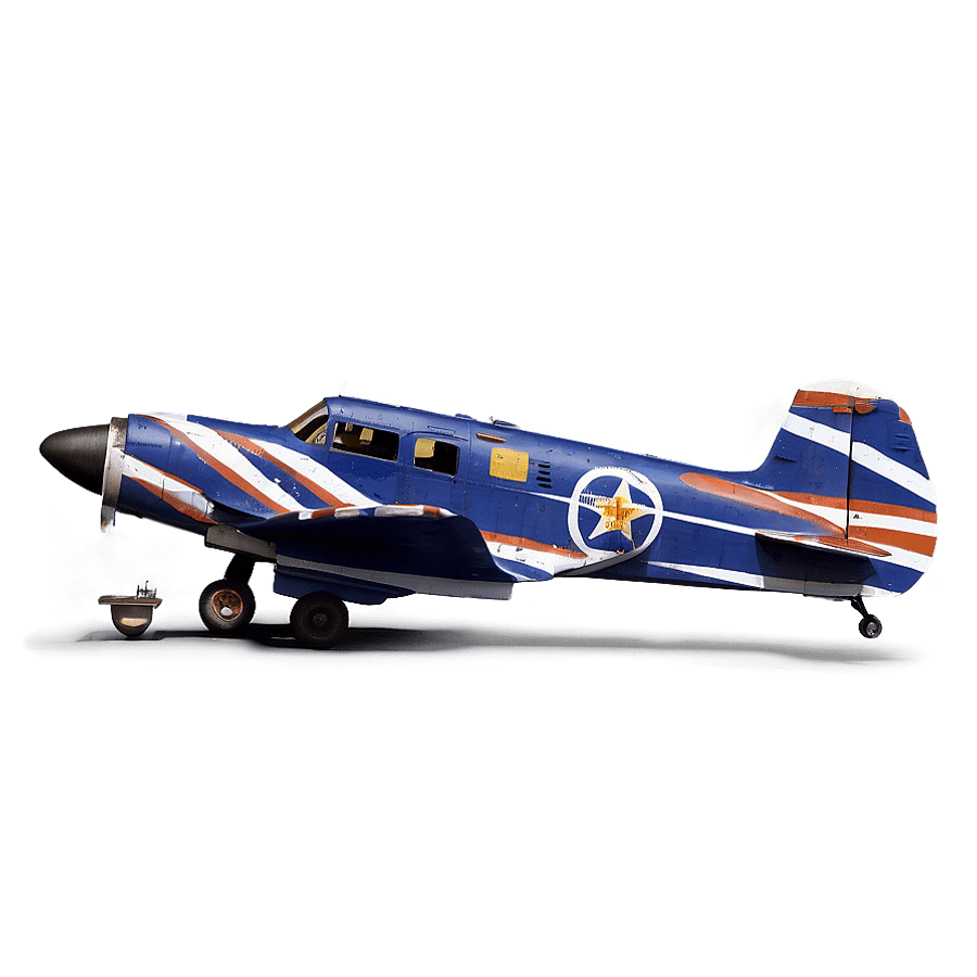 Vintage Plane Crash PNG beq