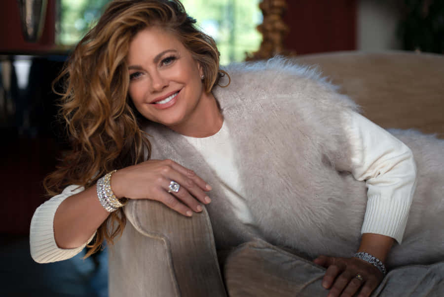 Elegantes Lächeln Porträt Kathy Ireland