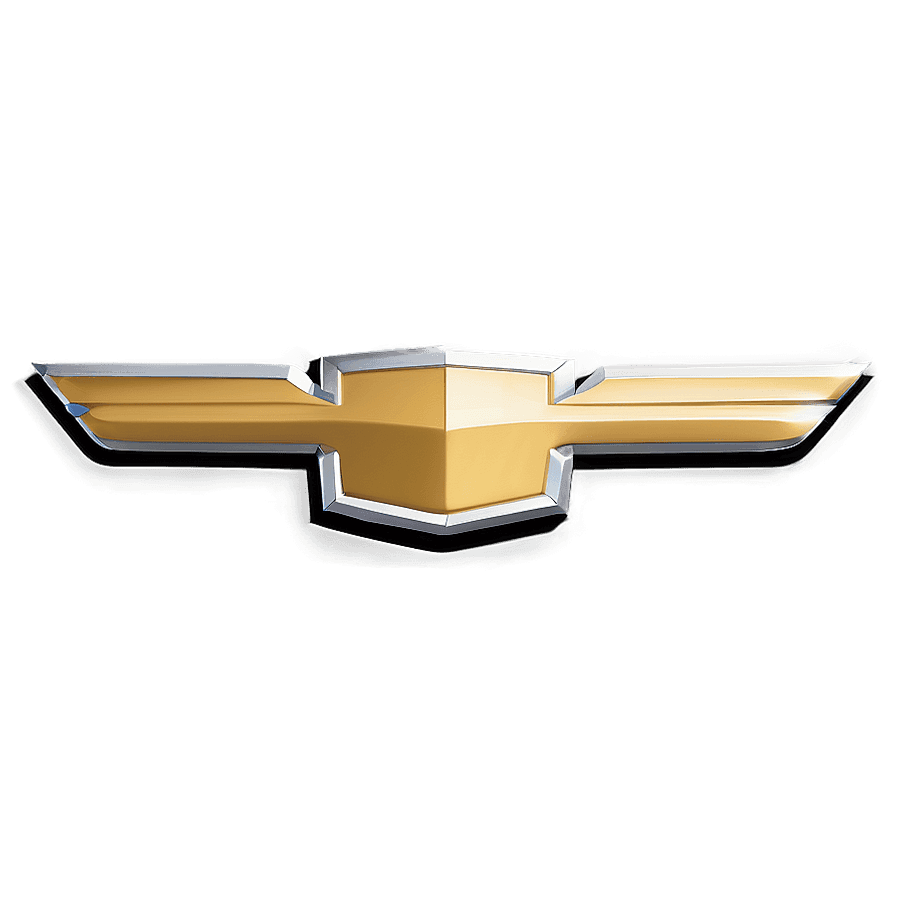 Golden Chevrolet Logo PNG 47