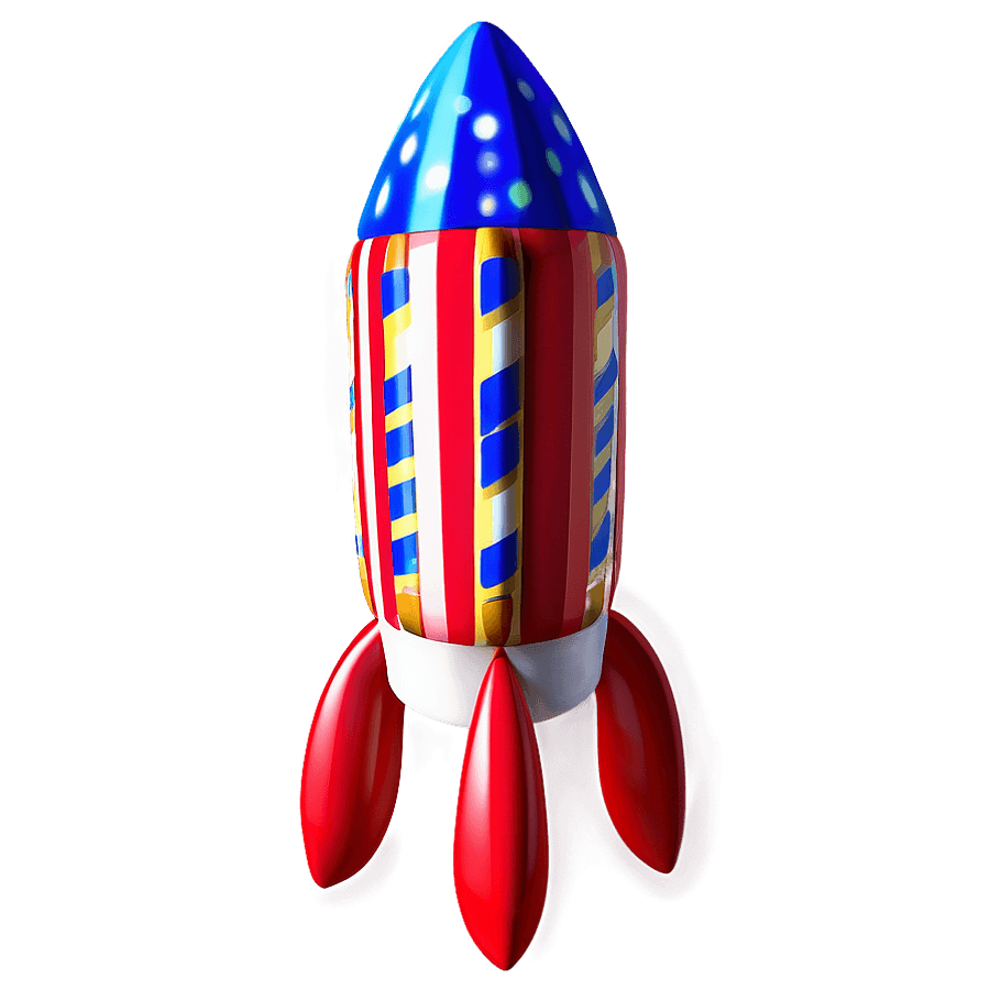 3D Firework Rocket PNG hhs86
