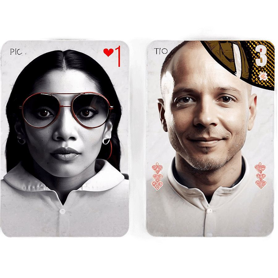 Quirky Pop Culture Cards PNG 88