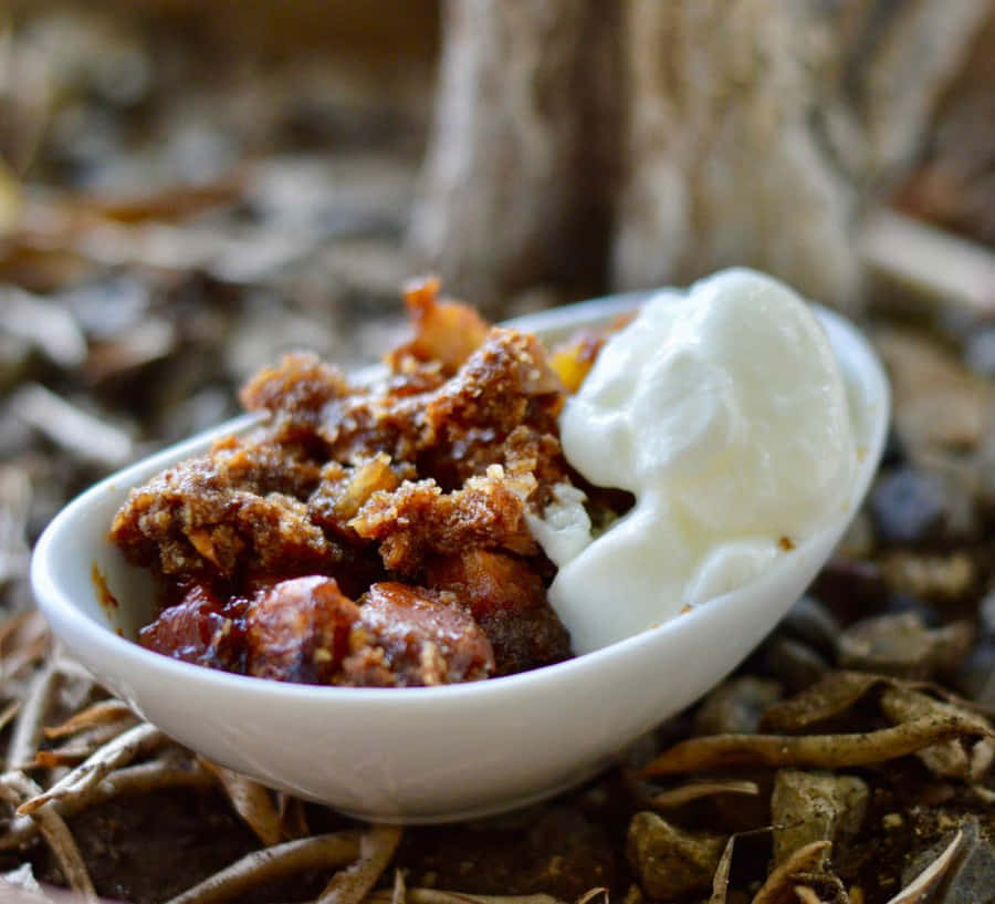 Dolcedi Mammee, Mela e Banana con Topping di Cocco