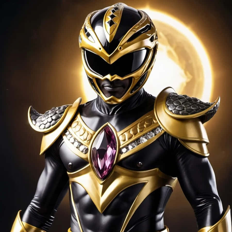 Svart och Guld Power Ranger