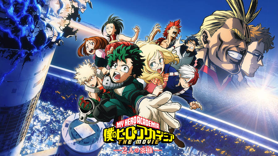 Download My Hero Academia The Movie Poster Wallpaper | Wallpapers.com