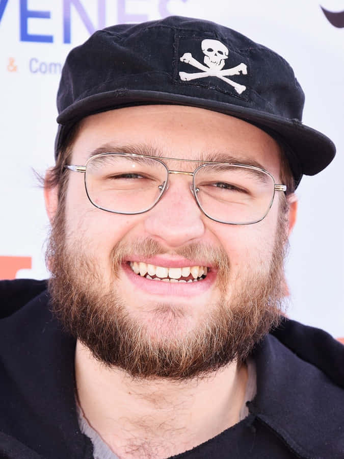 Angus T Jones Beard Smiling