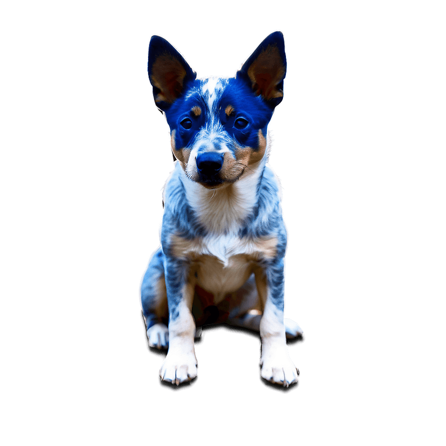 Loyal Blue Heeler Companion PNG 06282024