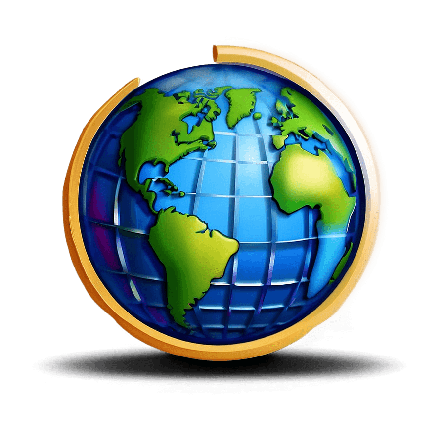 Eco-Friendly Globe Icon PNG jla75