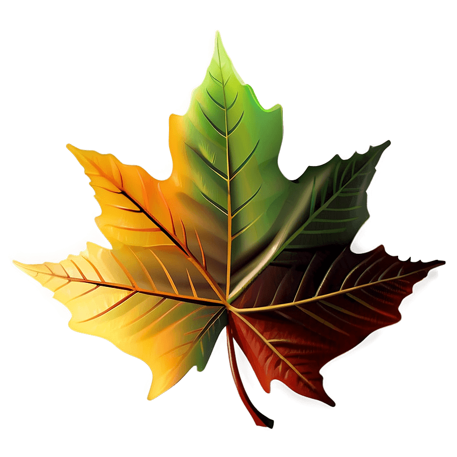 Autumn Leaves Gradient PNG apf22