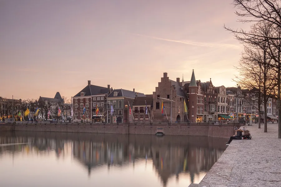 Haarlem Riverfrontat Dusk