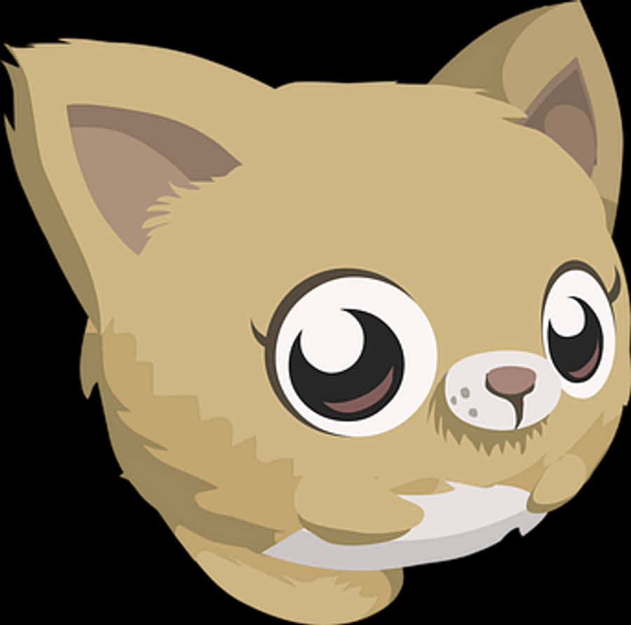 Adorable_ Cartoon_ Kitten_ Vector