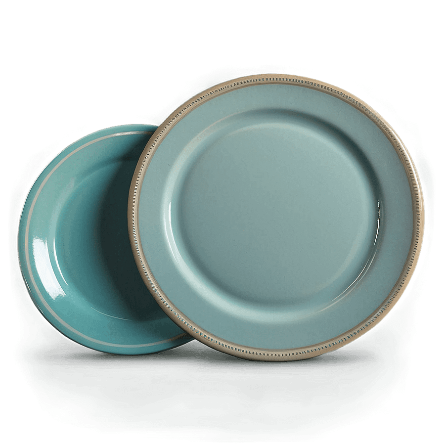 Matte Textured Plate PNG 2