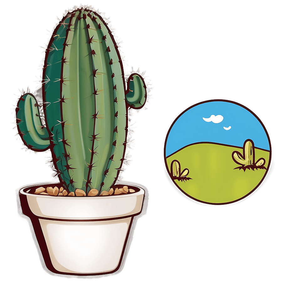 Cactus Jack Graphic Design PNG 70