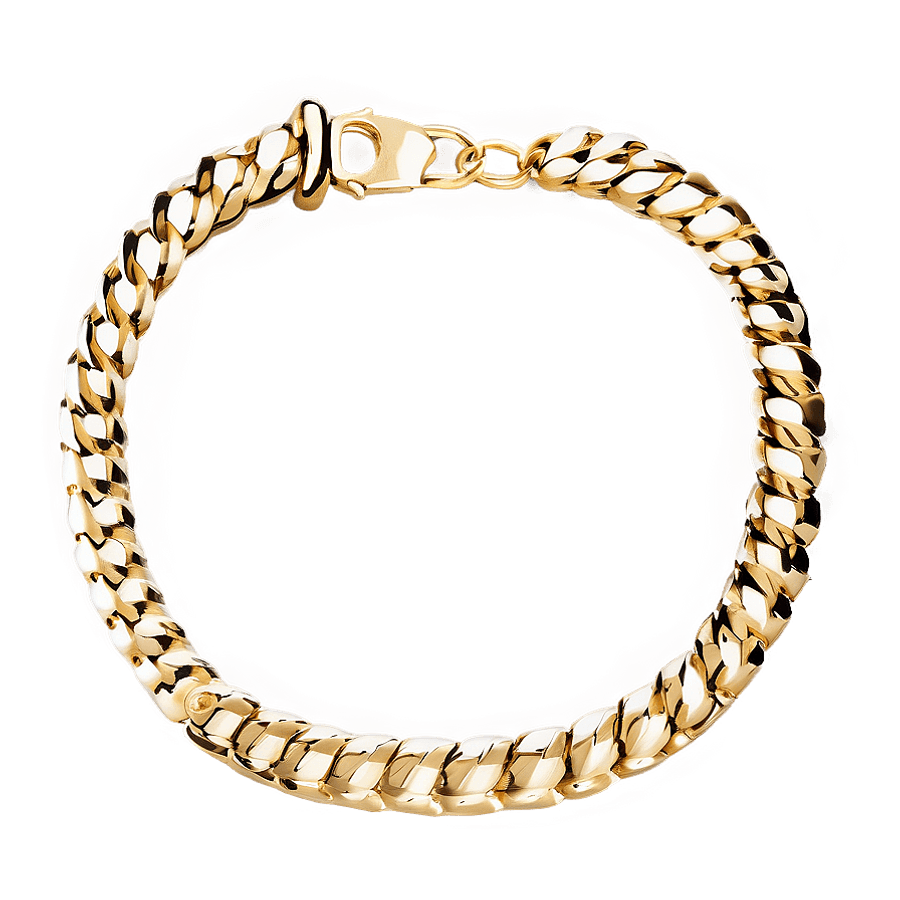 Customizable Gold Bracelet PNG dbr