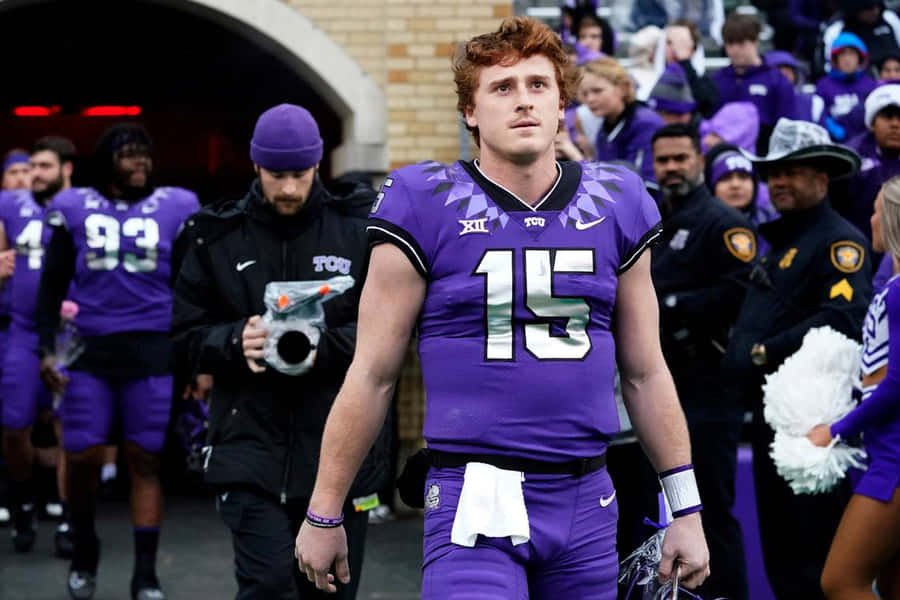 Max Duggan Giocatore di Football TCU Entrata