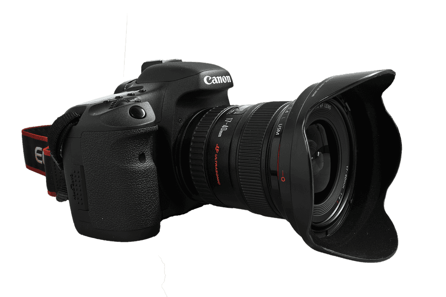 Professional D S L R Camerawith Lens Hood