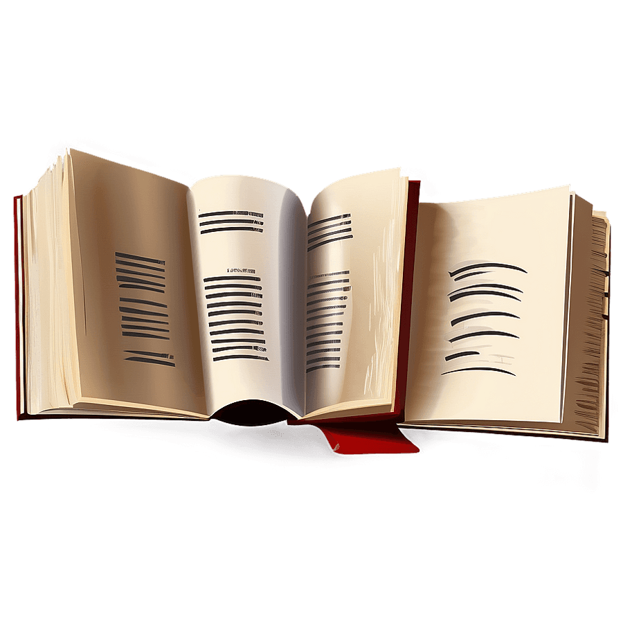Open Book Illustration Clipart PNG irx