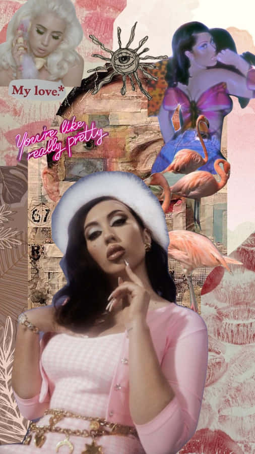 Opera d'Arte Collage di Kali Uchis
