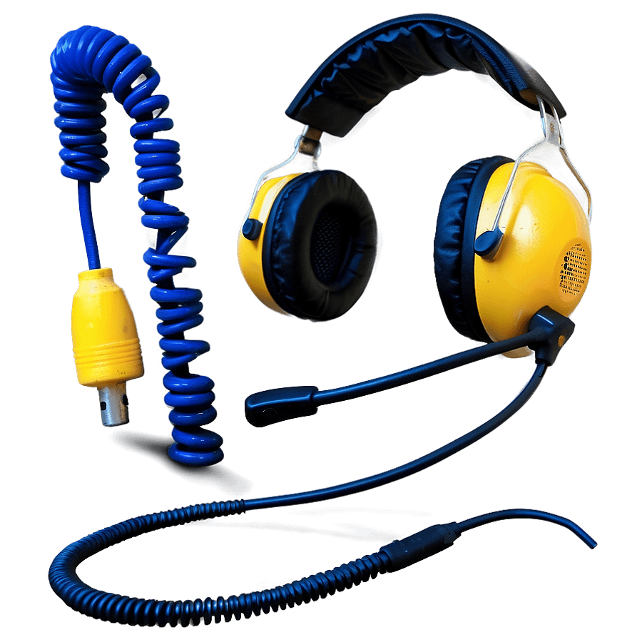 Heavy-Duty Headset with Mic for Construction PNG gno