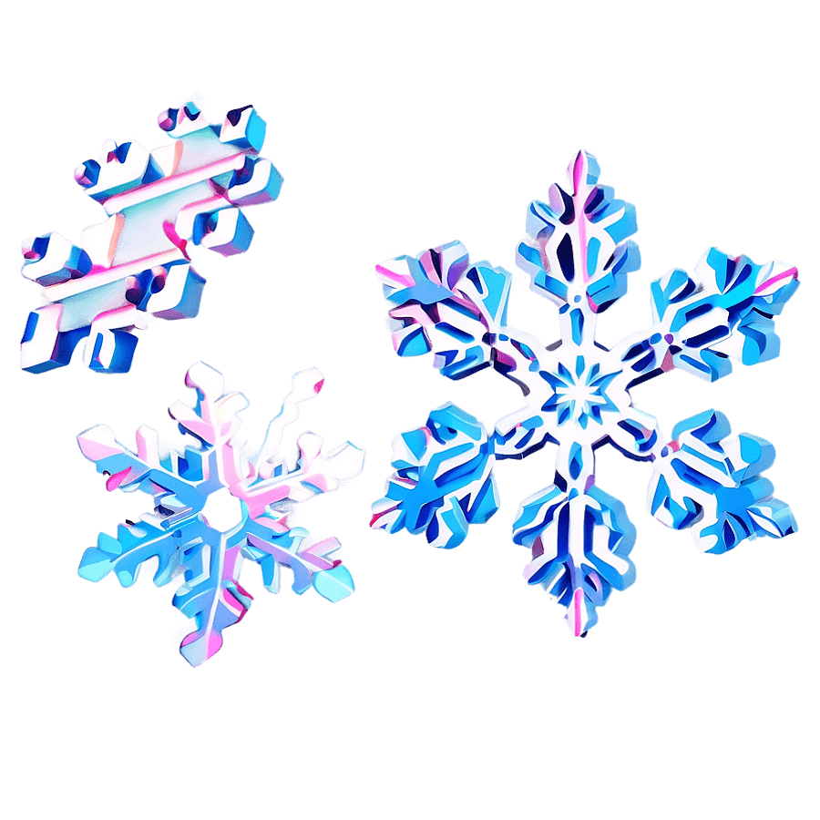 Snowflakes Cut File PNG dgt