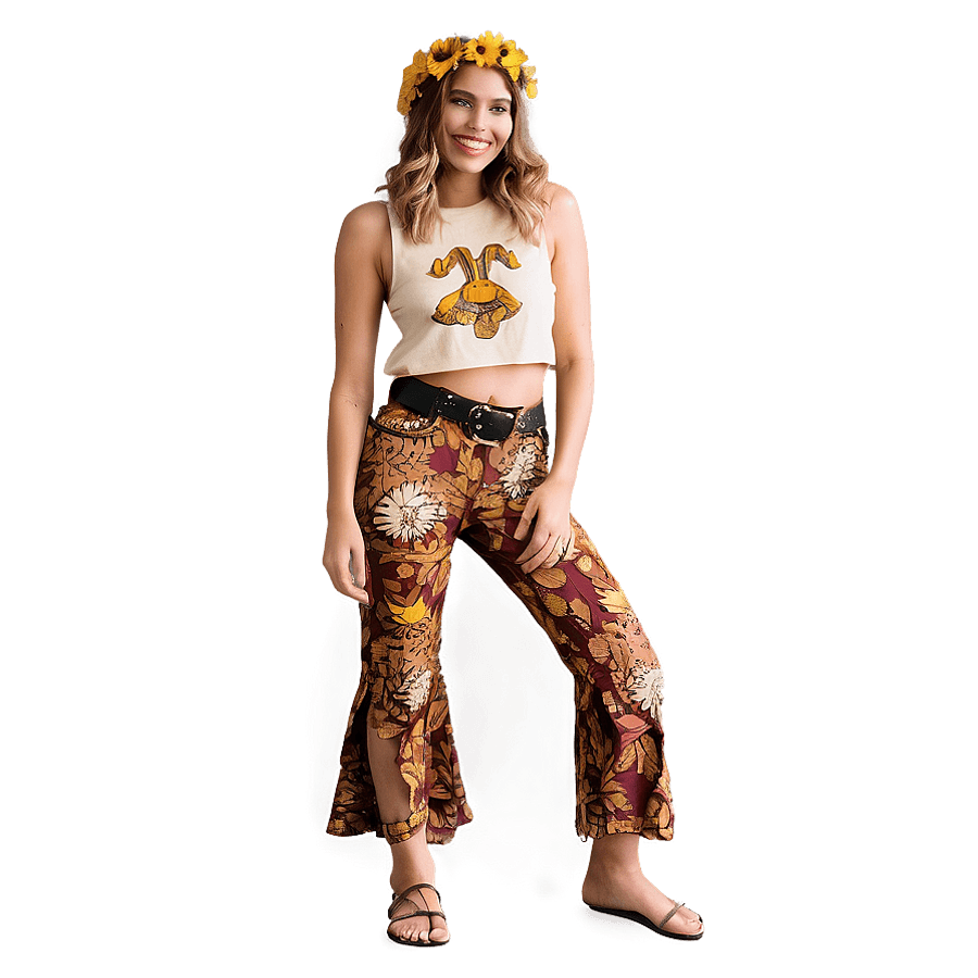 Woodstock Festival Outfits PNG swr77