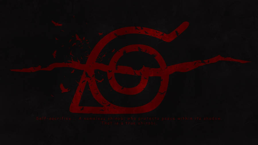 Download Naruto Symbol Itachi Logo Wallpaper Wallpapers Com