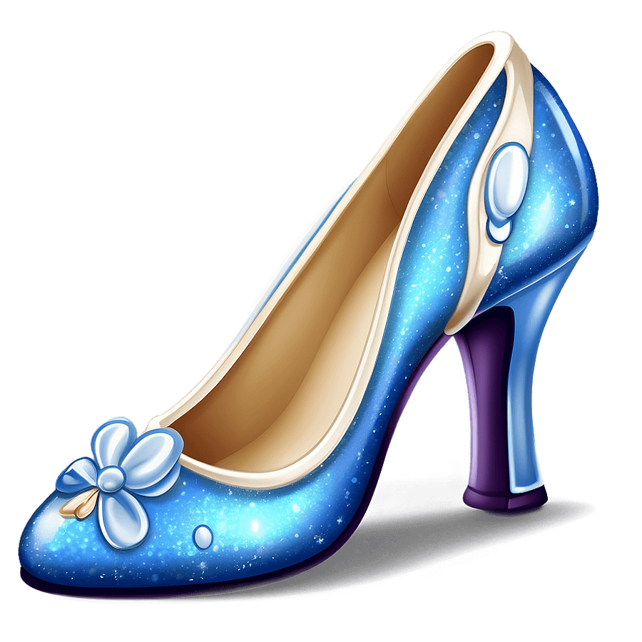 Shimmering Cinderella Shoe PNG cwd