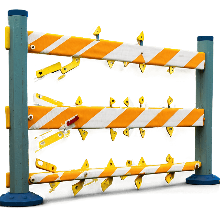 Construction Site Fence PNG vxf48