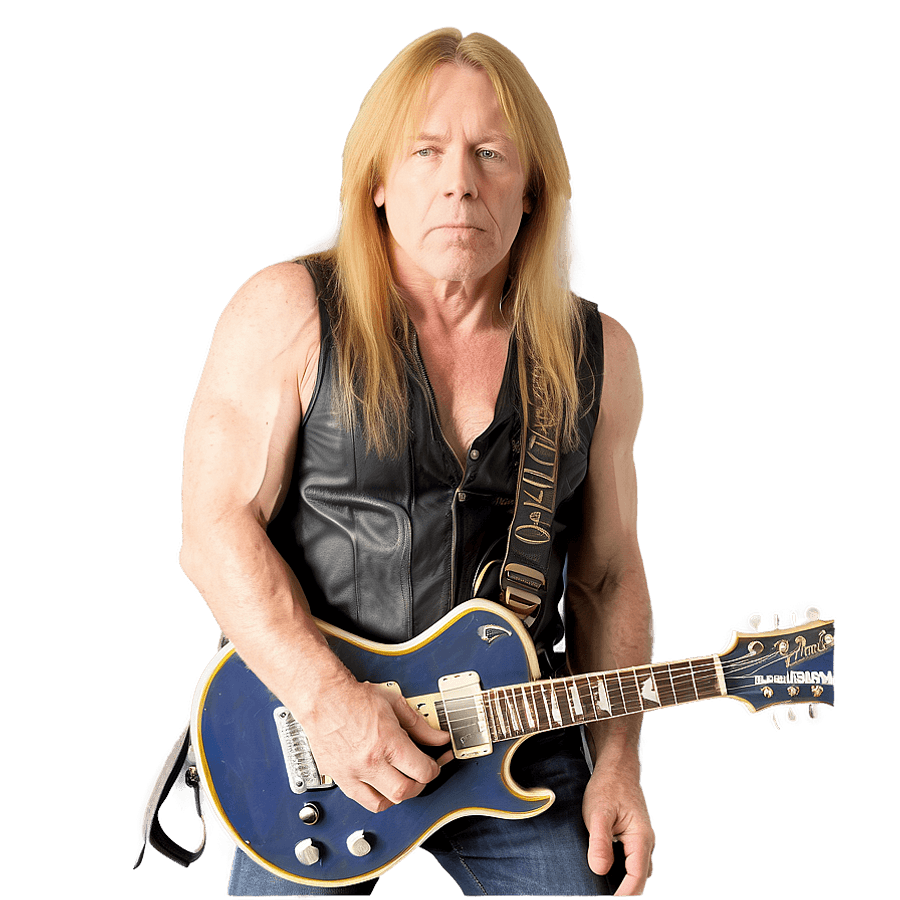 Iron Maiden Guitarist Janick Gers PNG 99